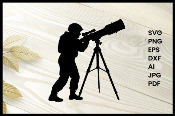 Astronaut Looking Telescope Silhouette: A Designer’s Practical Take