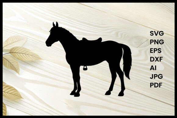 Horse with Saddle and Gear Illustration: A Designer’s Practical Take